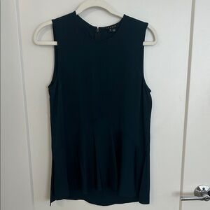 Theory Sleeveless Navy Blouse